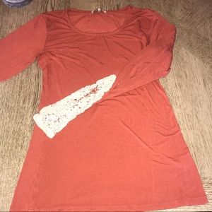 Long sleeve bke orange shirt